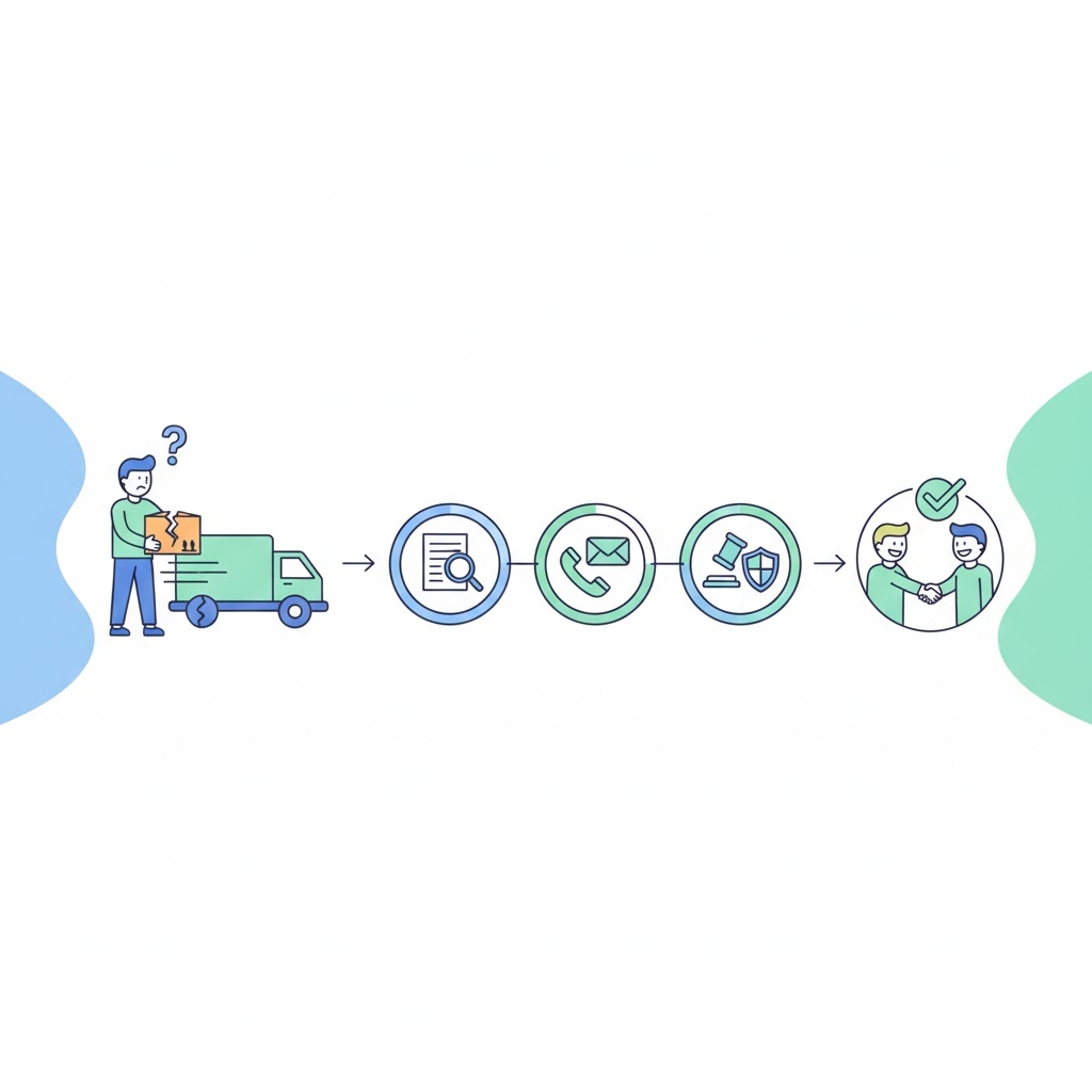 راهنمای کامل و ساده شکایت از باربری (گام به گام تا گرفتن حق)